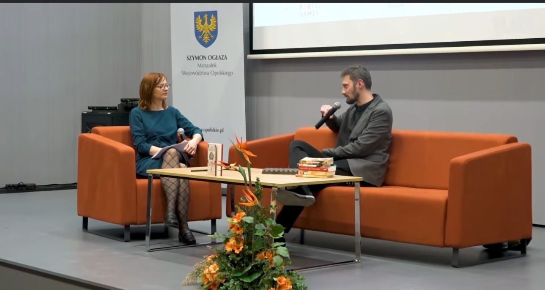 Spotkanie z Rafałem Szymą w WBP  w Opolu